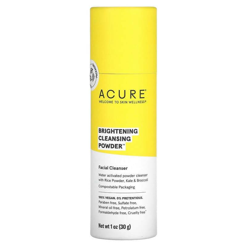 ACURE, Brightening Cleansing Powder, 1 oz (30 g) - Supply Center USA