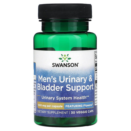 Swanson, Men's Urinary & Bladder Support , 500 mg , 30 Veggie Caps - Supply Center USA