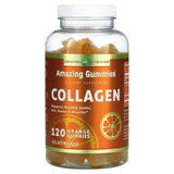 Amazing Nutrition, Amazing Gummies, Collagen, Orange, 120 Gummies - Supply Center USA