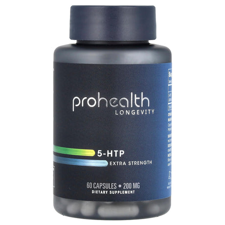 ProHealth Longevity, 5-HTP, Extra Strength, 200 mg, 60 Capsules - Supply Center USA