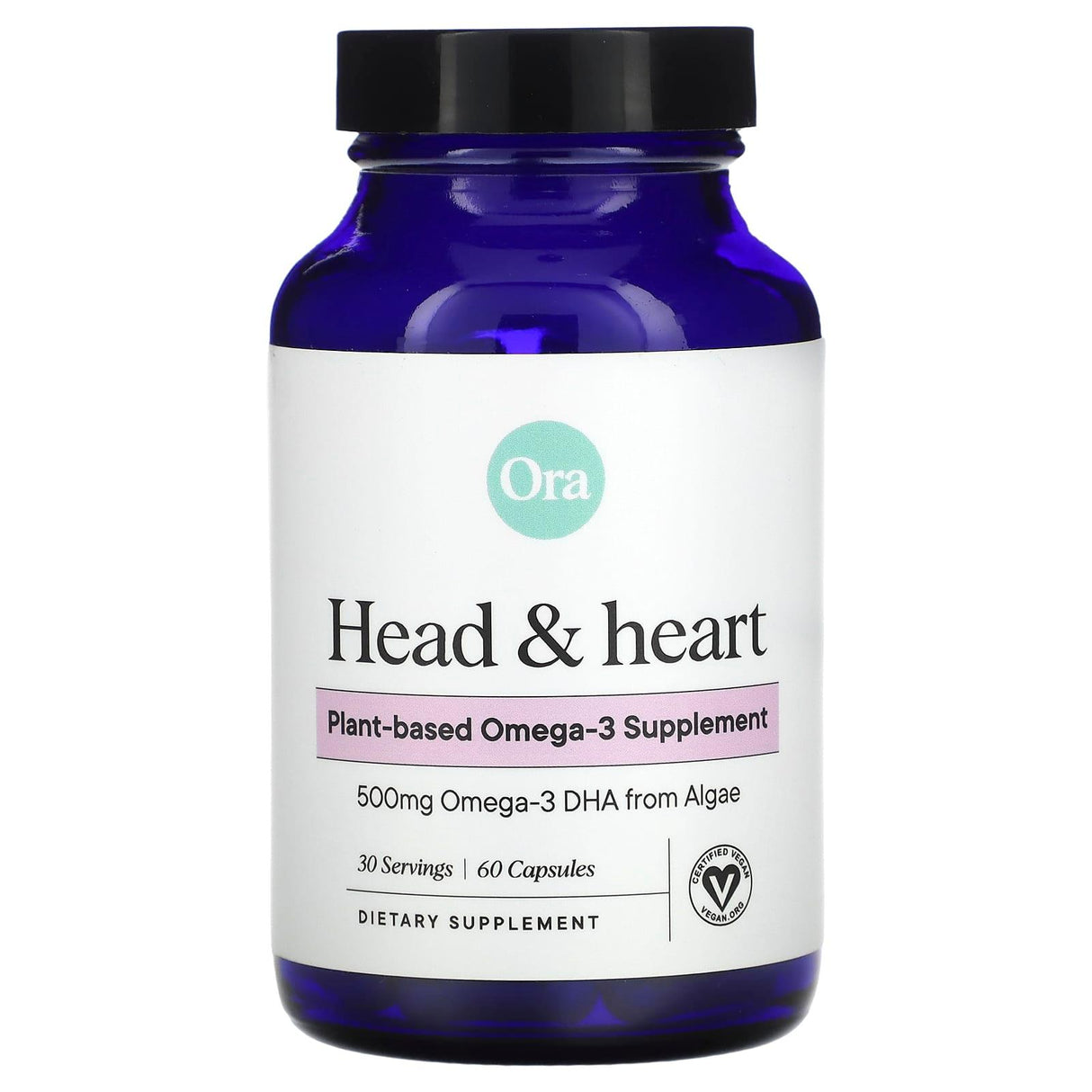 Ora, Head & Heart, 250 mg, 60 Capsules - Supply Center USA