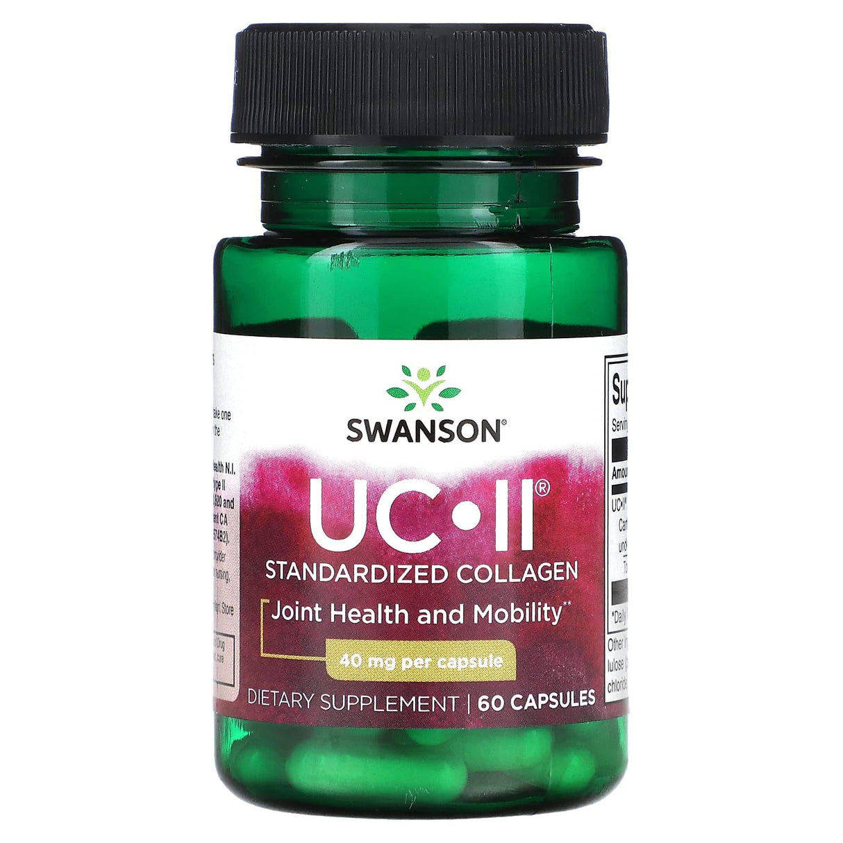 Swanson, UC-II, Standardized Collagen, 40 mg, 60 Capsules - Supply Center USA