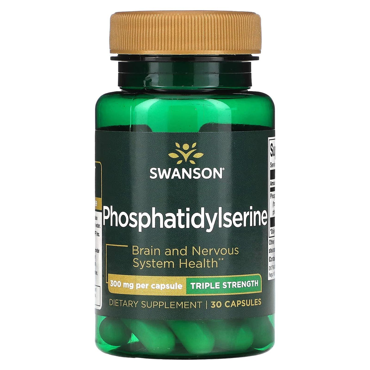 Swanson, Phosphatidylserine, 300 mg, 30 Capsules - Supply Center USA