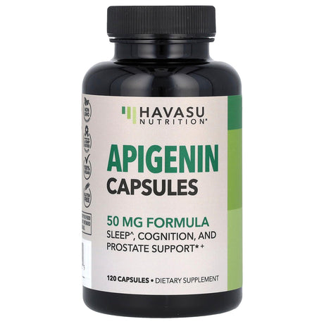 Havasu Nutrition, Apigenin, 50 mg, 120 Capsules - Supply Center USA