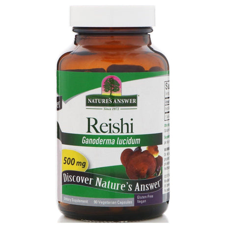 Nature's Answer, Reishi, 500 mg, 90 Vegetarian Capsules - Supply Center USA