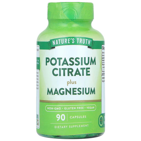 Nature's Truth, Potassium Citrate Plus Magnesium, 90 Capsules - Supply Center USA