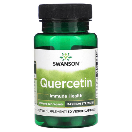 Swanson, Quercetin, Maximum Strength, 800 mg, 30 Veggie Capsules - Supply Center USA