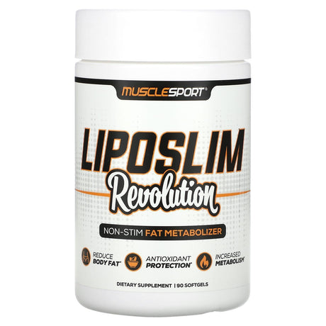 MuscleSport, Liposlim Revolution, 90 Softgels - Supply Center USA