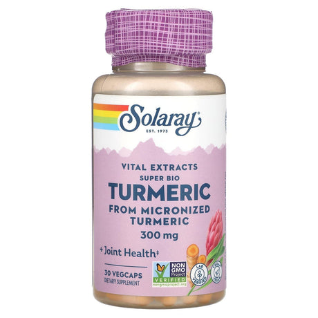 Solaray, Vital Extracts Super Bio Turmeric, 300 mg, 30 VegCaps - Supply Center USA