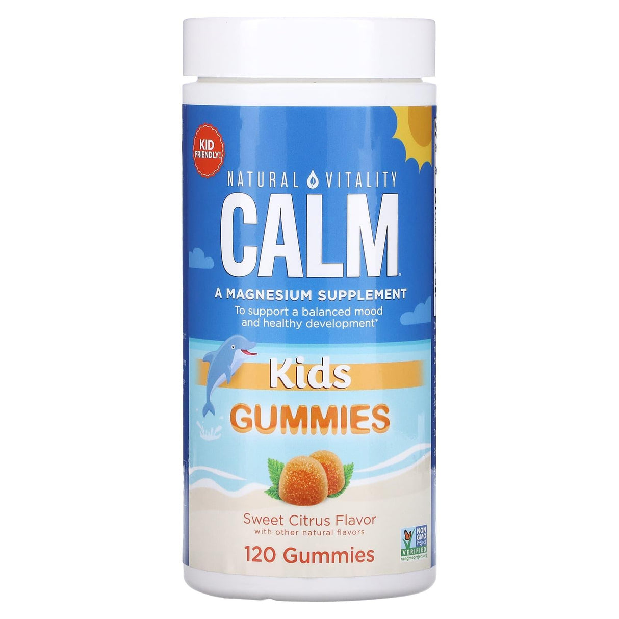 Natural Vitality, CALM, Kids Gummies, Sweet Citrus, 120 Gummies - Supply Center USA