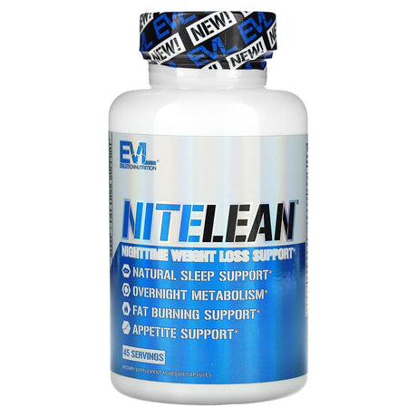 EVLution Nutrition, NiteLean , 45 Veggie Capsules - Supply Center USA