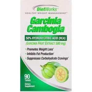 DietWorks, Garcinia Cambogia, 90 Tablets - Supply Center USA