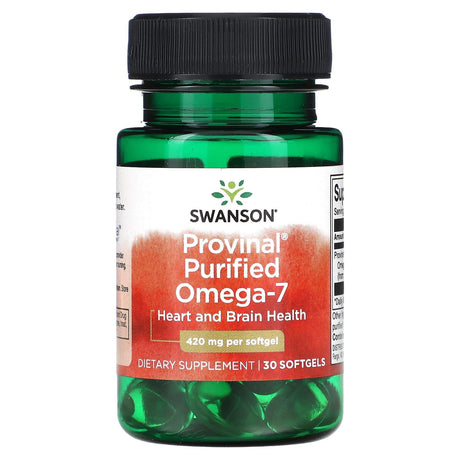 Swanson, Provinal Purified Omega-7, 420 mg, 30 Softgels - Supply Center USA