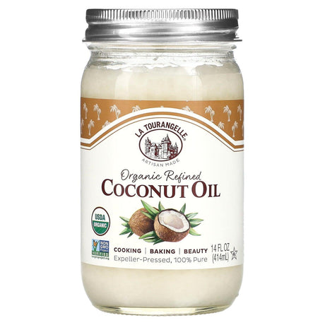 La Tourangelle, Organic Virgin Coconut Oil, 14 fl oz (414 ml) - Supply Center USA