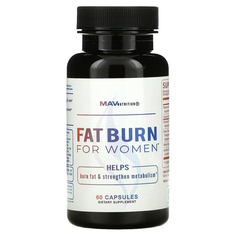 MAV Nutrition, Fat Burn For Women, 60 Capsules - Supply Center USA