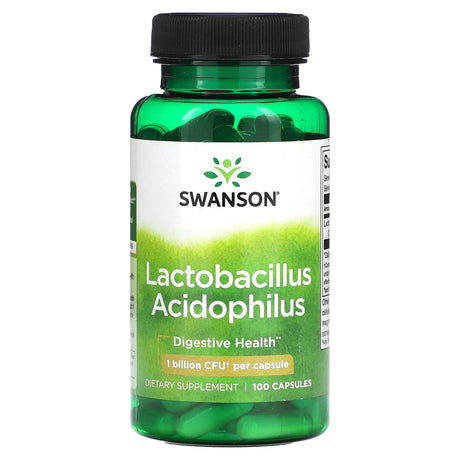 Swanson, Lactobacillus Acidophilus, 1 Billion CFU, 100 Capsules - Supply Center USA