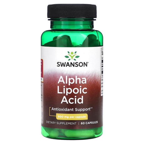 Swanson, Alpha Lipoic Acid, 600 mg, 60 Capsules - Supply Center USA