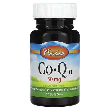 Carlson, CoQ10, 50 mg , 60 Soft Gels - Supply Center USA