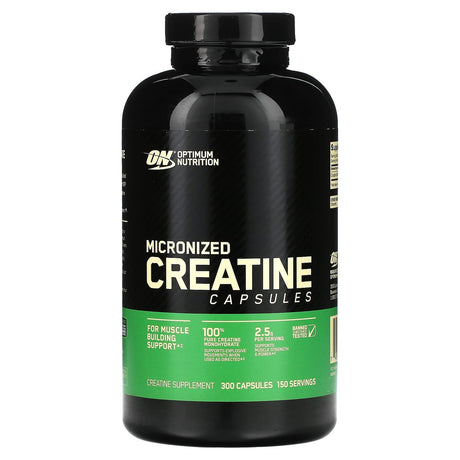 Optimum Nutrition, Micronized Creatine, 300 Capsules - Supply Center USA