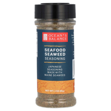 Ocean's Balance, Seafood Seaweed Seasoning, 3 oz (85 g) - Supply Center USA