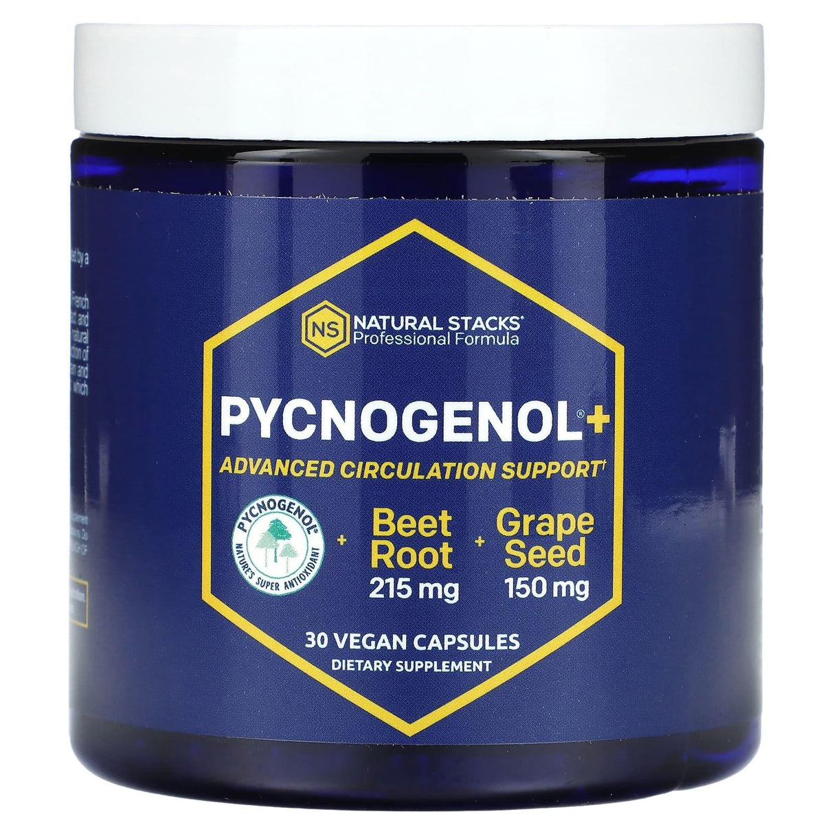 Natural Stacks, Pycnogenol +, 30 Vegan Capsules - Supply Center USA