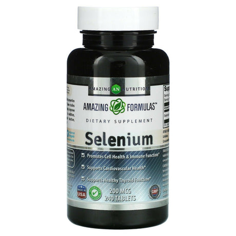 Amazing Nutrition, Selenium, 200 mcg, 240 Tablets - Supply Center USA