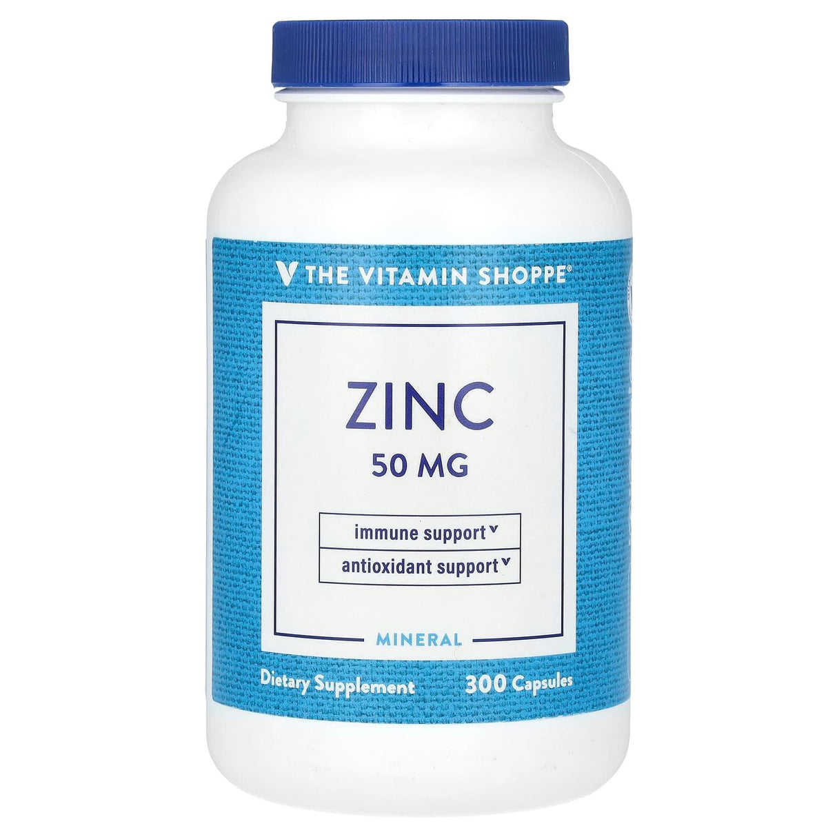 The Vitamin Shoppe, Zinc, 50 mg, 200 Capsules - Supply Center USA