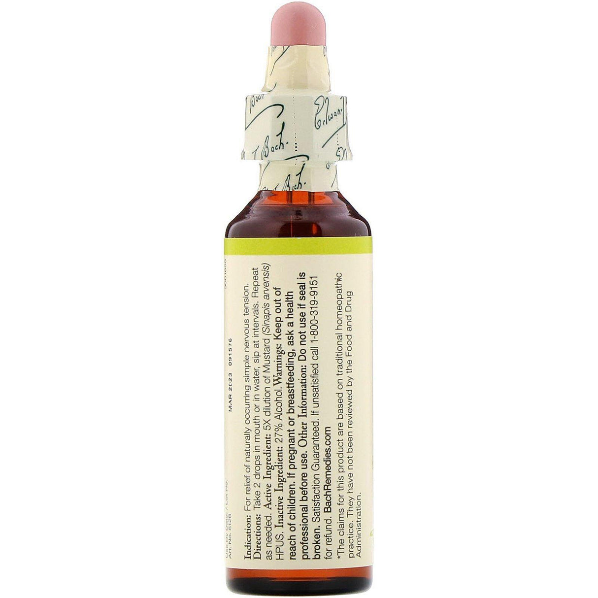 Bach, Original Flower Remedies, Mustard, 0.7 fl oz (20 ml) - Supply Center USA