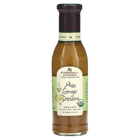 Stonewall Kitchen, Organic Miso Ginger Dressing, 11 fl oz (330 ml) - Supply Center USA