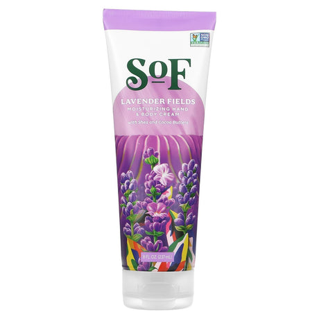 SoF, Moisturizing Hand & Body Cream, Orange Blossom & Honey , 8 fl oz (237 ml) - Supply Center USA