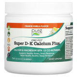 Pure Essence, Ionic-Fizz, Super D-K Calcium Plus, Orange-Vanilla, 7.41 oz (210 g) - Supply Center USA