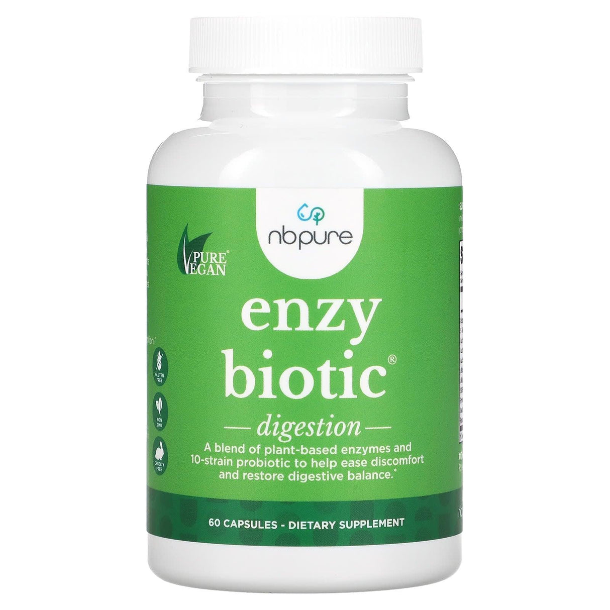 NB Pure, Enzybiotic , 60 Capsules - Supply Center USA