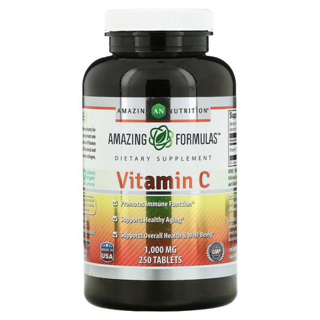 Amazing Nutrition, Vitamin C, 1,000 mg, 250 Tablets - Supply Center USA