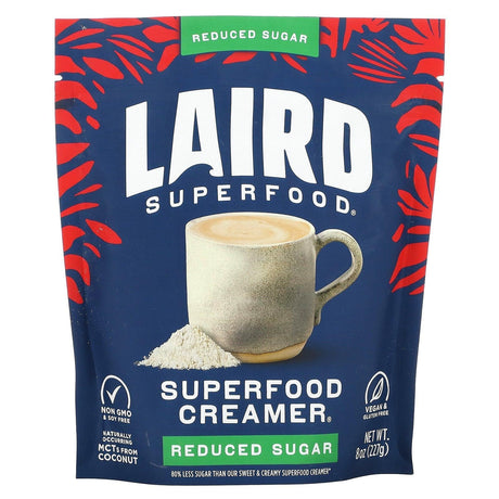 Laird Superfood, Superfood Creamer, Reduce Sugar, 8 oz (227 g) - Supply Center USA