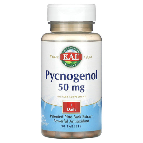 KAL, Pycnogenol, 50 mg, 60 Tablets - Supply Center USA