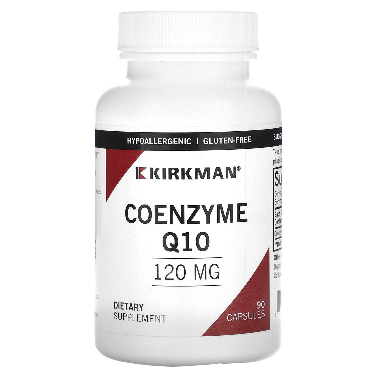 Kirkman Labs, Coenzyme Q10 , 120 mg , 90 Capsules - Supply Center USA