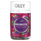 OLLY, Probiotic, Bramble Berry, 1 Billion Live Cultures, 80 Gummies - Supply Center USA