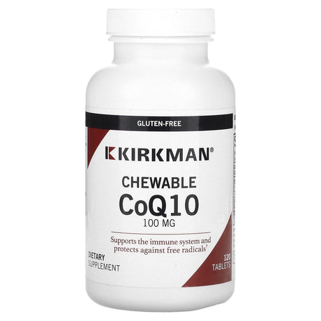 Kirkman Labs, Chewable CoQ10, 100 mg, 120 Tablets - Supply Center USA