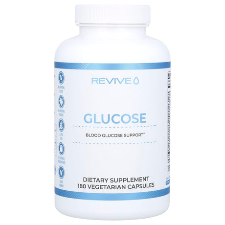 Revive MD Supplement Company LLC, Glucose, 180 Vegetarian Capsules - Supply Center USA