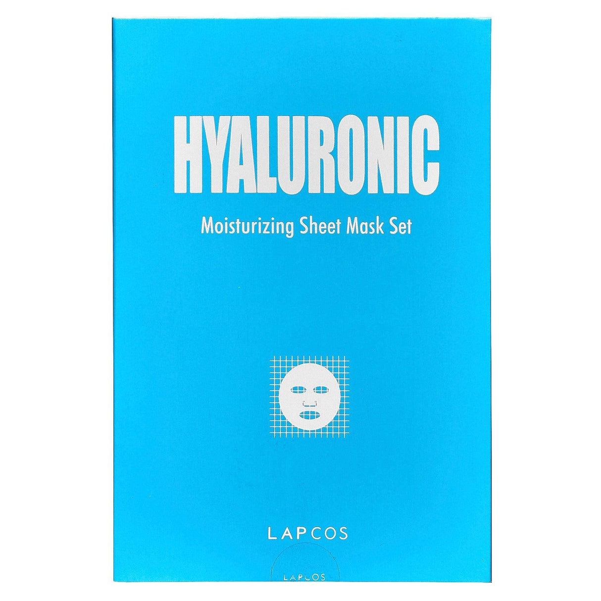 Lapcos, Hyaluronic Moisturizing Sheet Mask Set, 5 Sheets, 0.84 fl oz (25 ml) Each - Supply Center USA