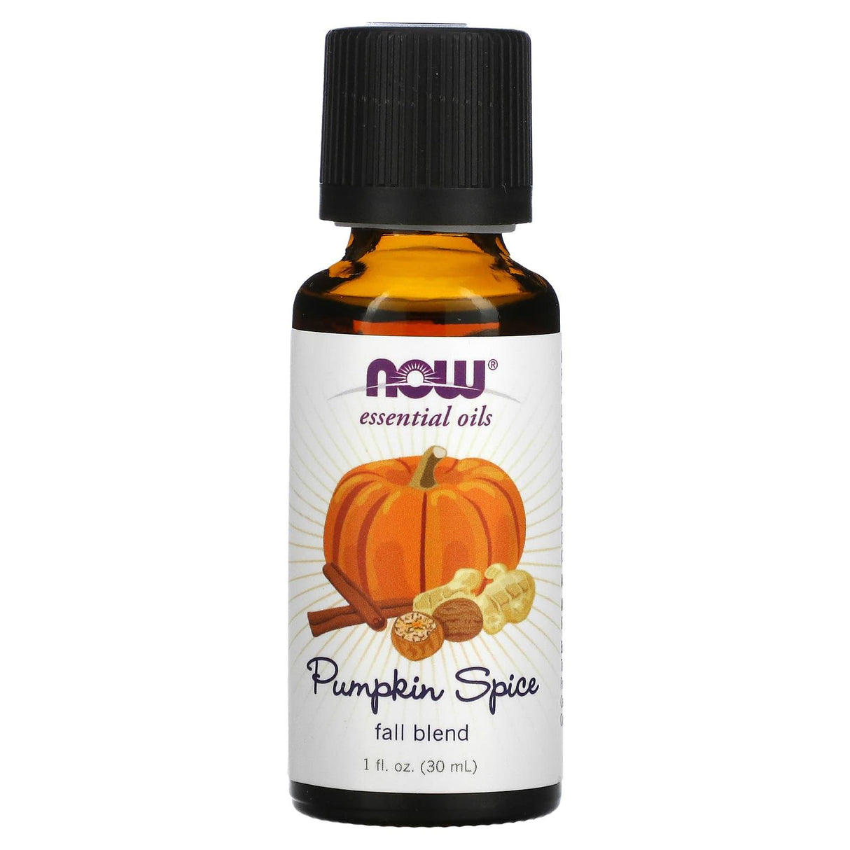 NOW Foods, Essential Oils, Pumpkin Spice, 1 fl oz (30 ml) - Supply Center USA