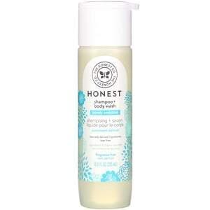 The Honest Company, Purely Sensitive Shampoo + Body Wash, Fragrance Free, 10.0 fl oz (295 ml) - HealthCentralUSA