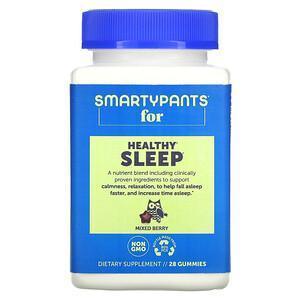 SmartyPants, Healthy Sleep, Mixed Berry, 28 Gummies - Supply Center USA