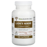 Real Mushrooms, Lion's Mane, Cognition, 120 Capsules - Supply Center USA