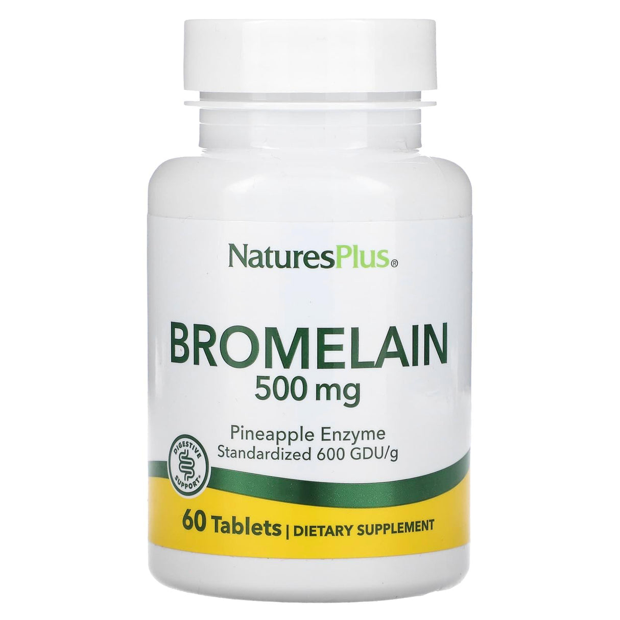 NaturesPlus, Bromelain, 500 mg, 60 Tablets - Supply Center USA