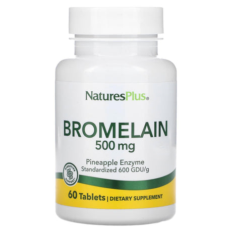 NaturesPlus, Bromelain, 500 mg, 60 Tablets - Supply Center USA