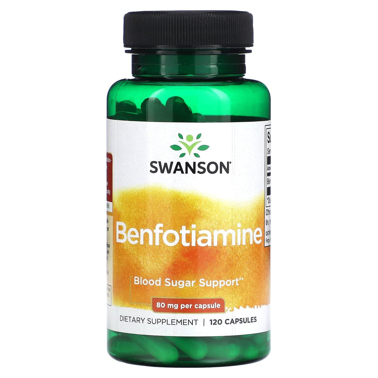 Swanson, Benfotiamine, 80 mg, 120 Capsules - Supply Center USA