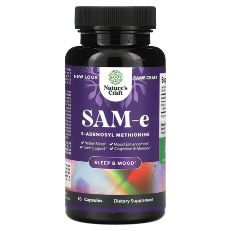 Nature's Craft, SAM-e, 90 Capsules - Supply Center USA