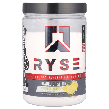 RYSE, Loaded Creatine, Electric Lemonade , 15.3 oz (435 g) - Supply Center USA