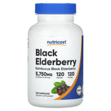 Nutricost, Black Elderberry, 120 Capsules - Supply Center USA